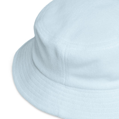 Feminist Unstructured terry cloth bucket hat