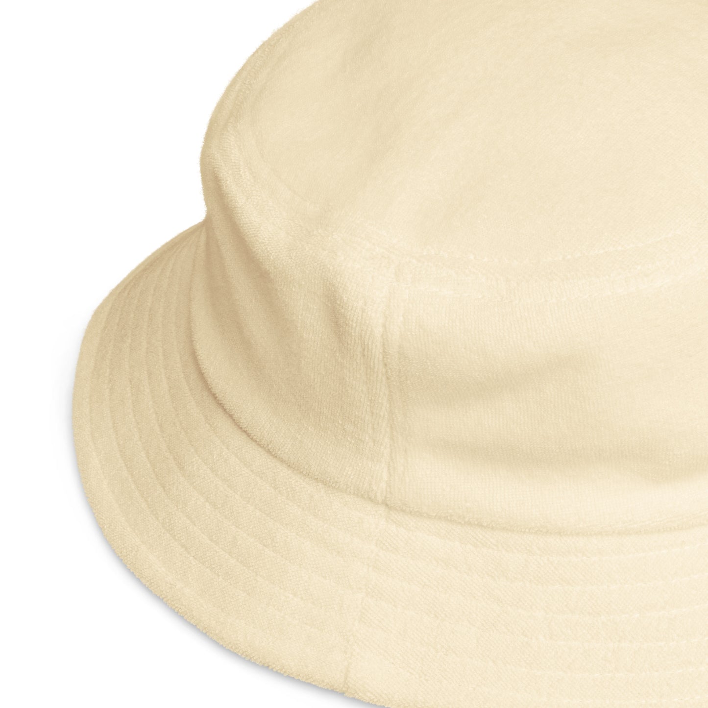 Feminist Unstructured terry cloth bucket hat