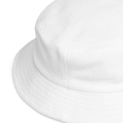 Feminist Unstructured terry cloth bucket hat