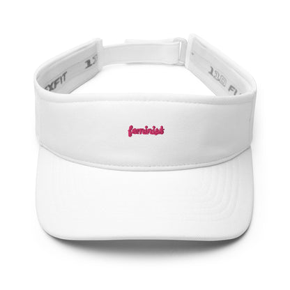 Feminist Embroidered Visor