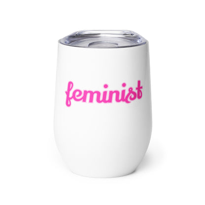 Feminist wine tumbler