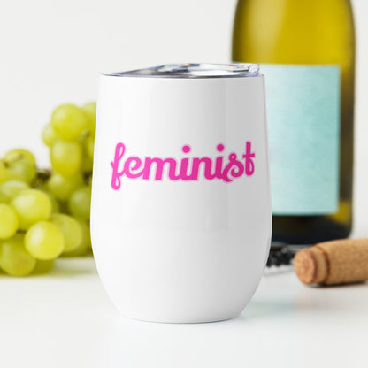 Feminist wine tumbler