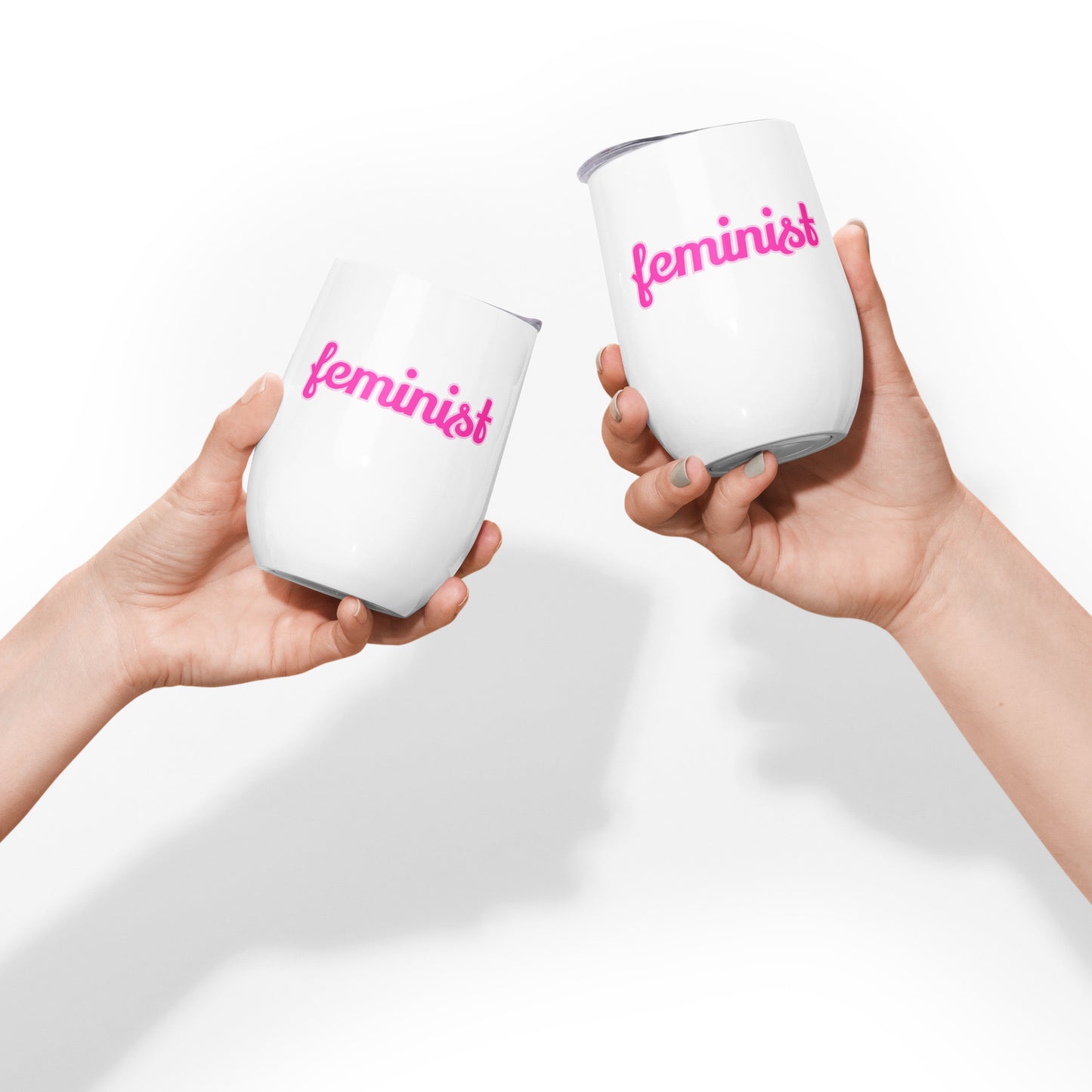 Feminist wine tumbler