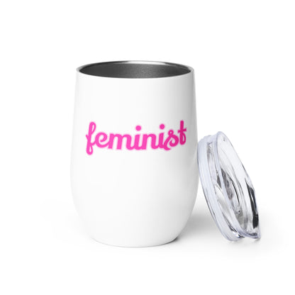 Feminist wine tumbler