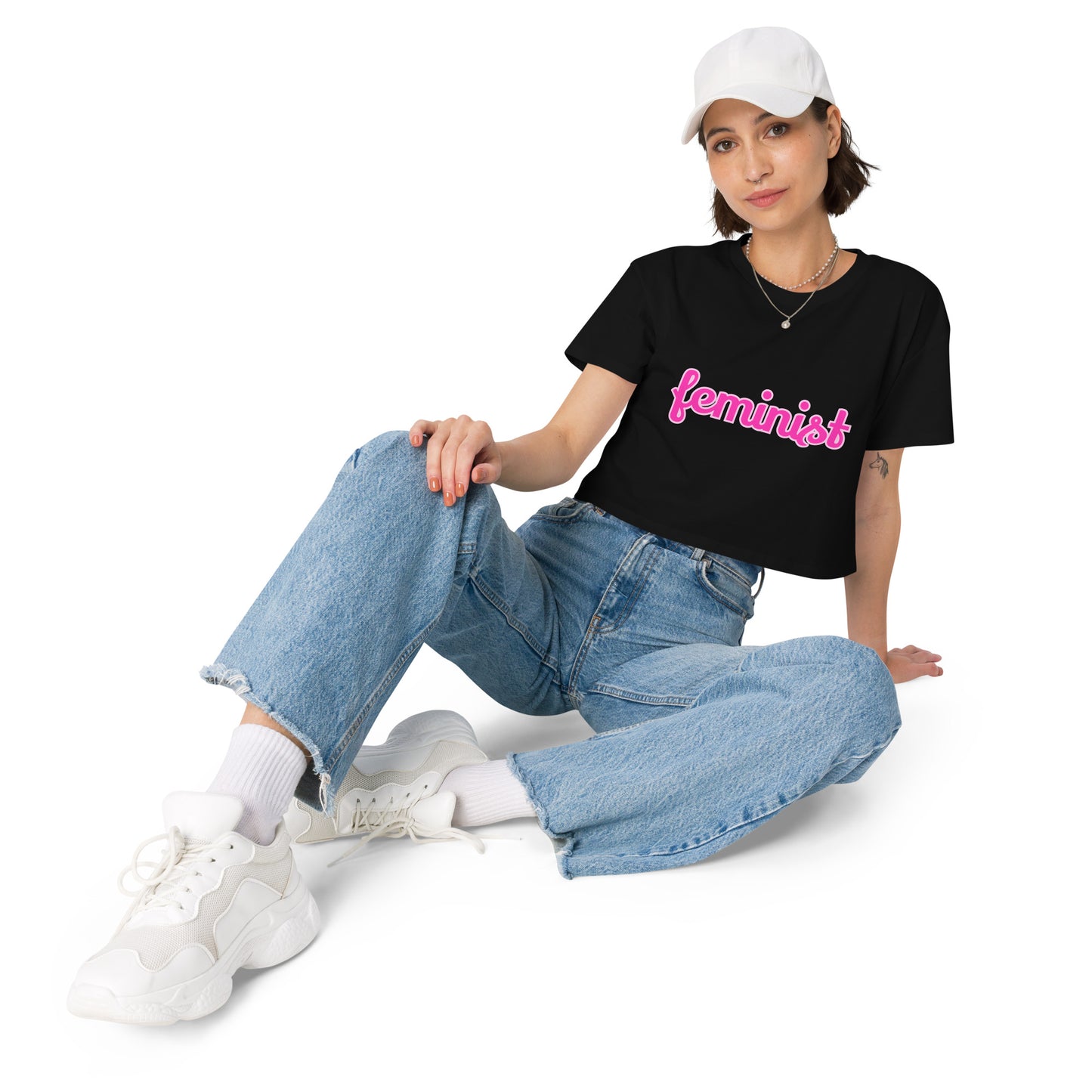 Feminist Women’s crop top