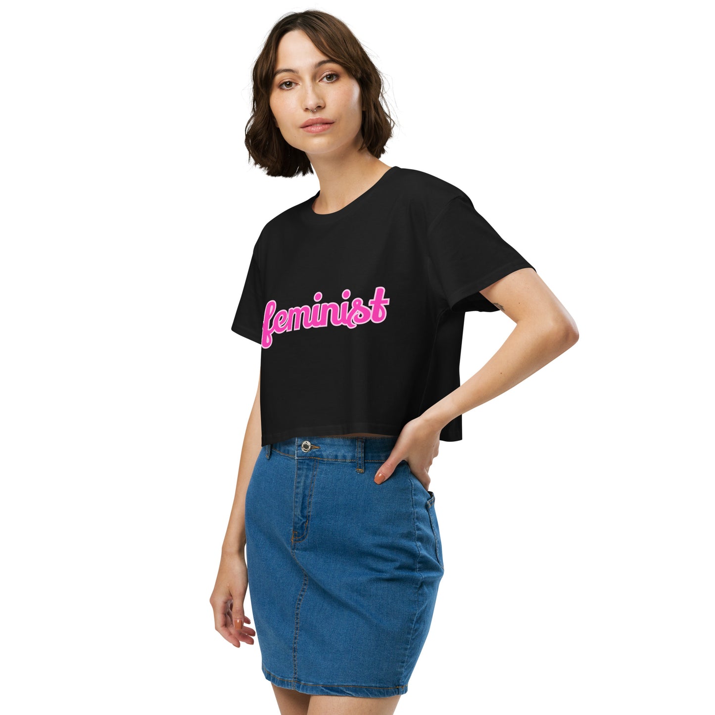 Feminist Women’s crop top