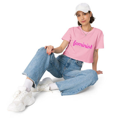 Feminist Women’s crop top