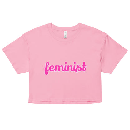 Feminist Women’s crop top