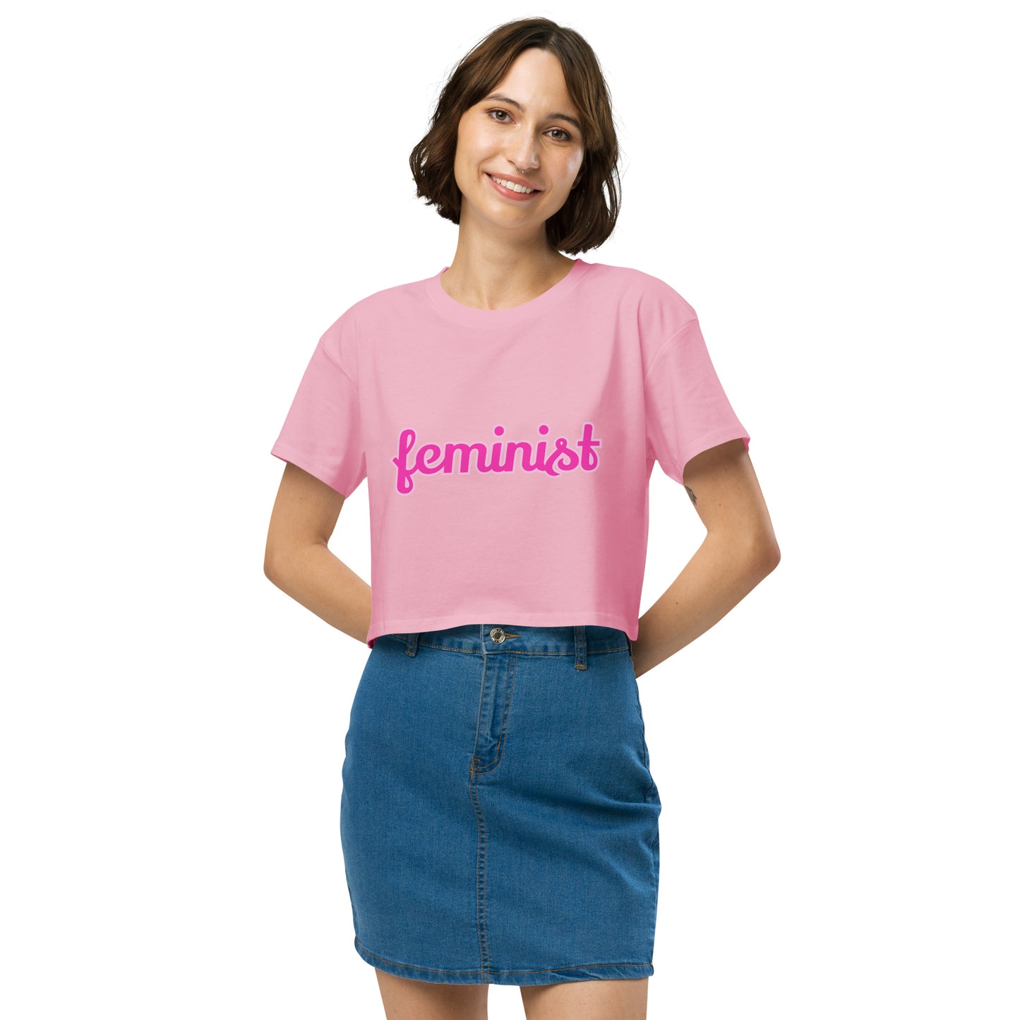 Feminist Women’s crop top