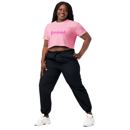 Feminist Women’s crop top