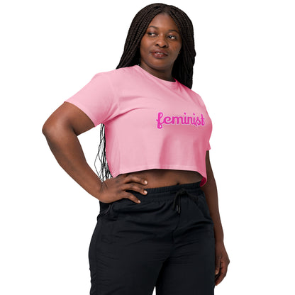 Feminist Women’s crop top