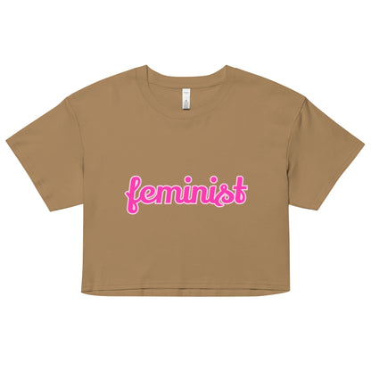 Feminist Women’s crop top