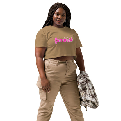 Feminist Women’s crop top