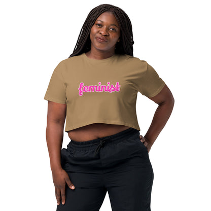 Feminist Women’s crop top