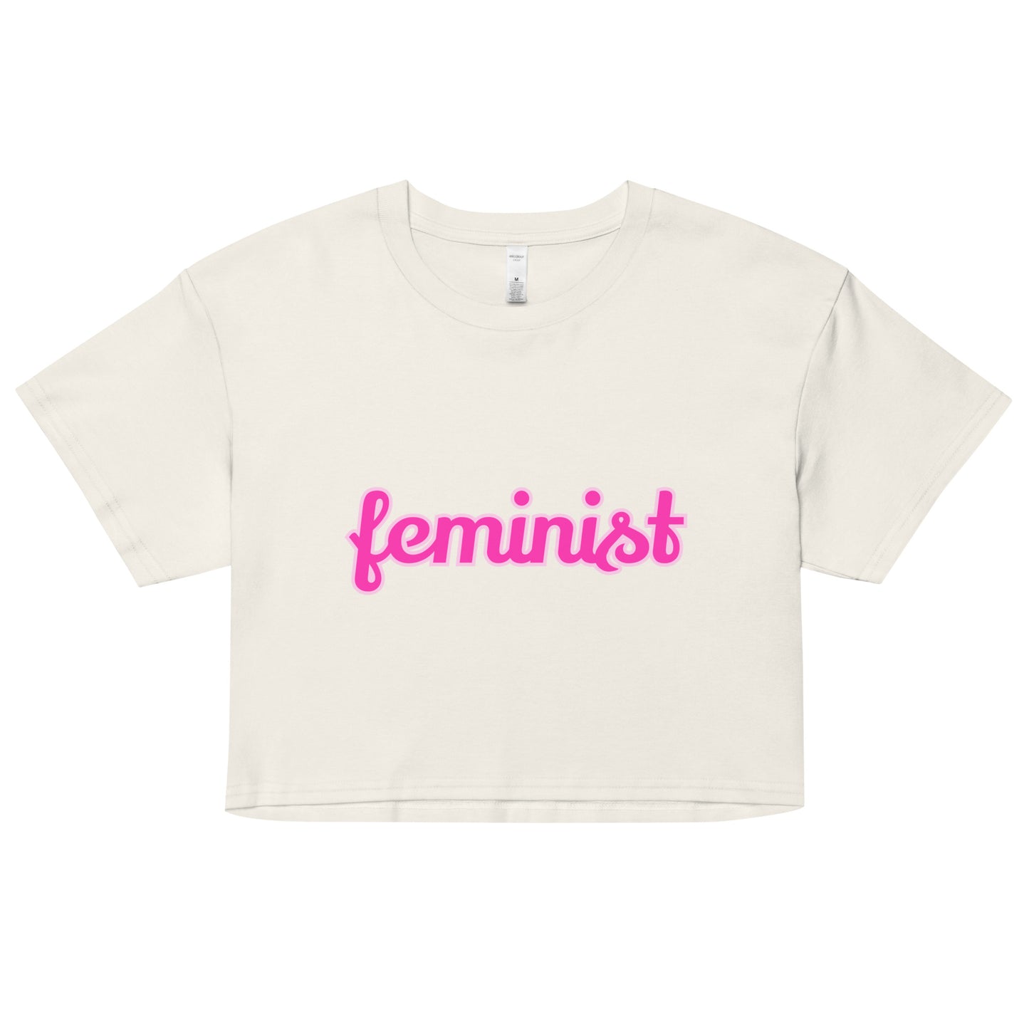 Feminist Women’s crop top