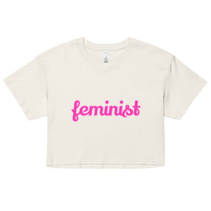 Feminist Women’s crop top