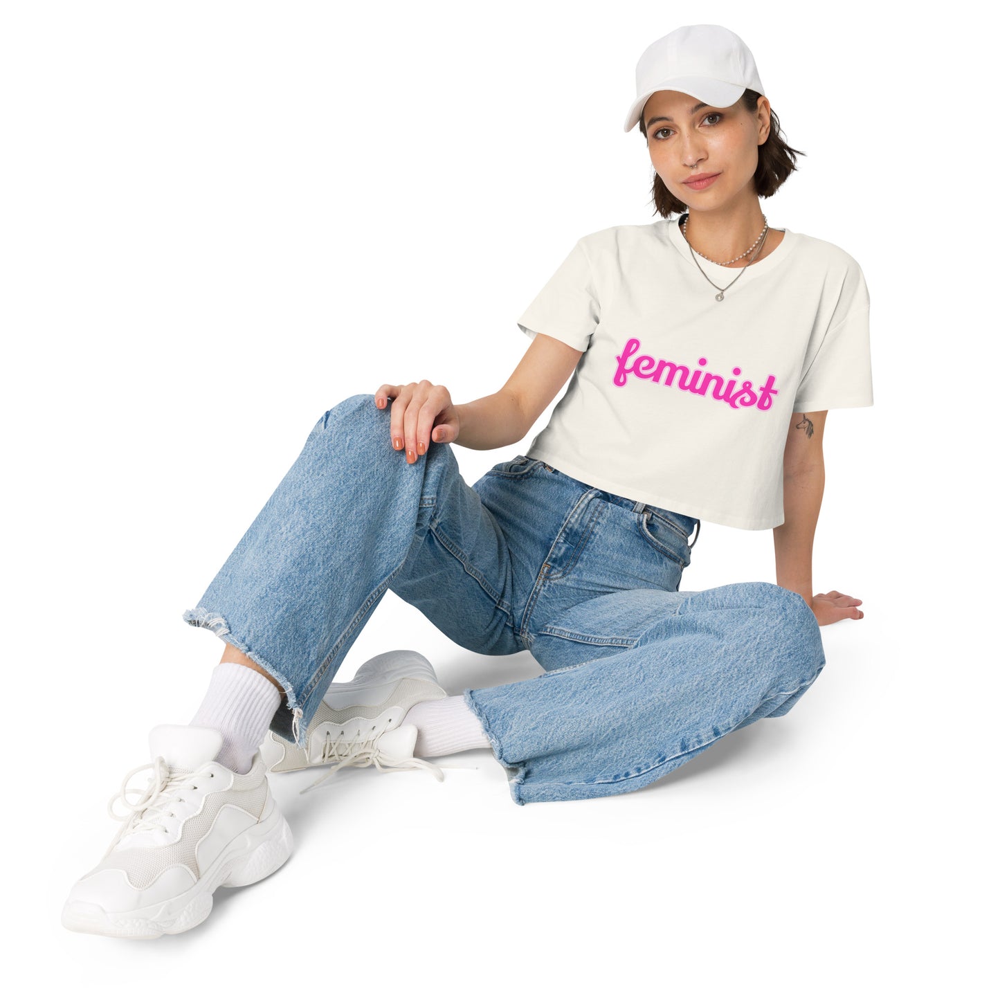 Feminist Women’s crop top