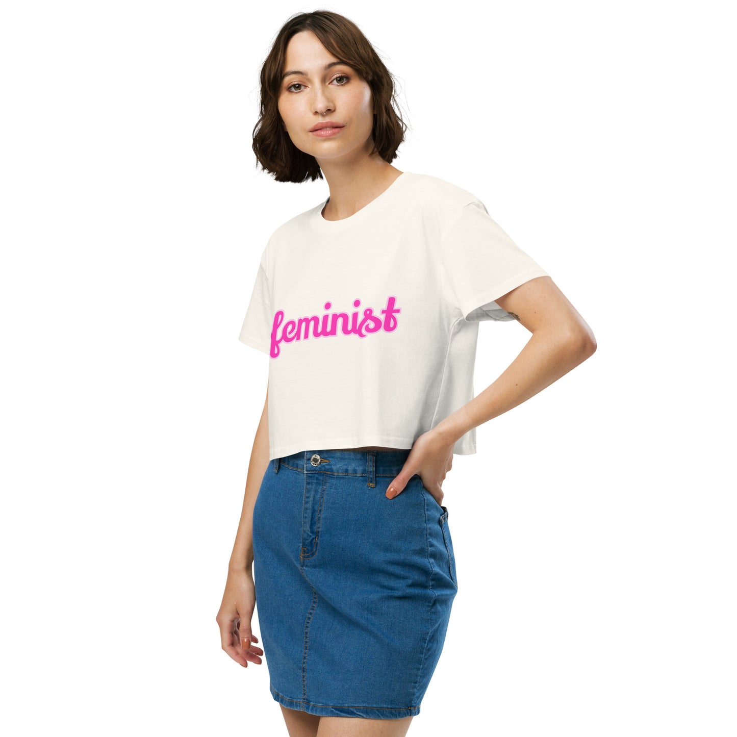 Feminist Women’s crop top