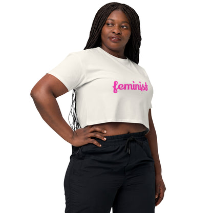 Feminist Women’s crop top