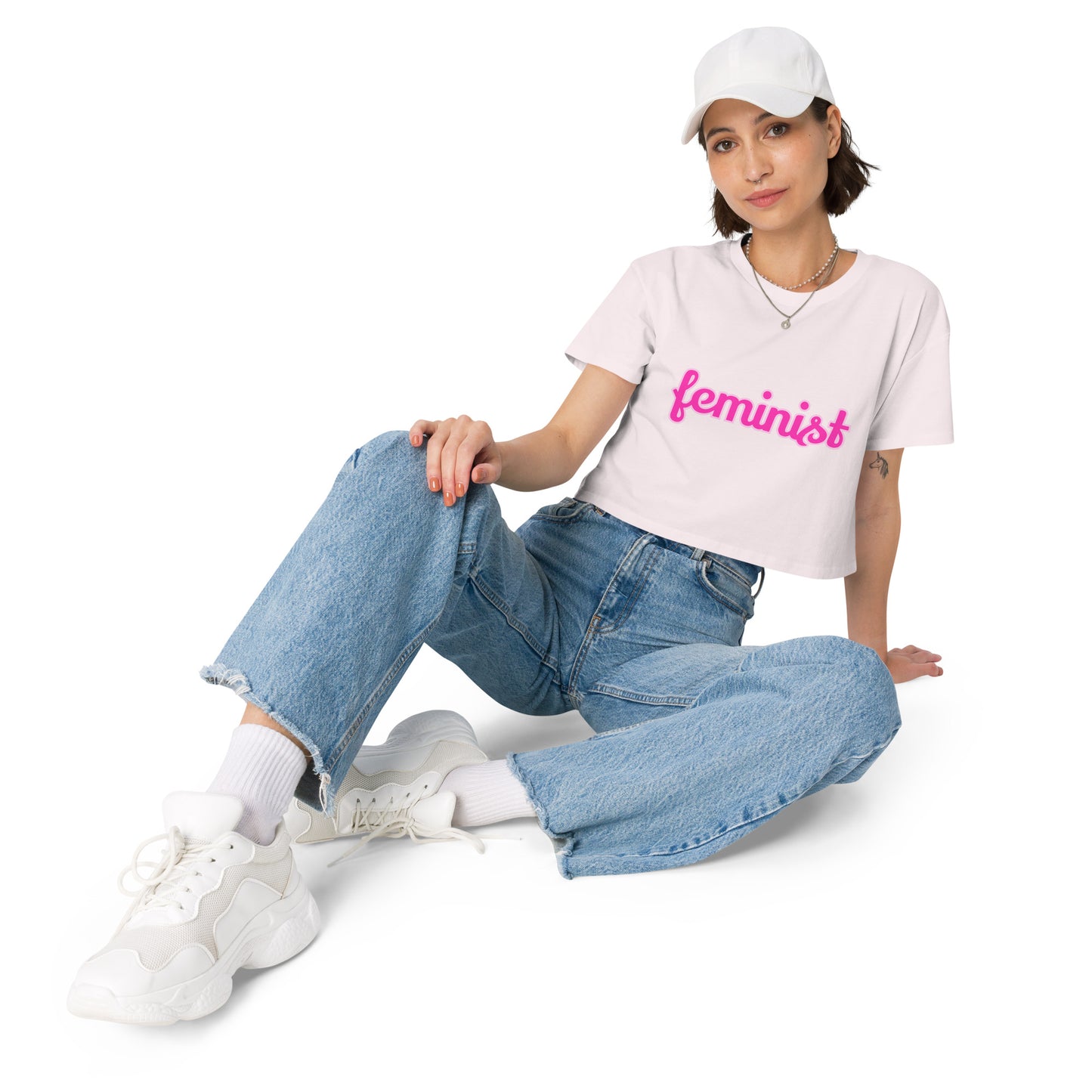 Feminist Women’s crop top