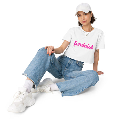 Feminist Women’s crop top