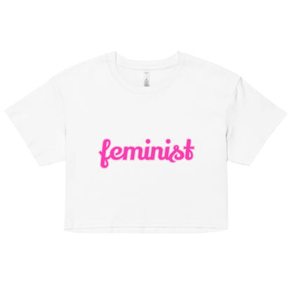 Feminist Women’s crop top