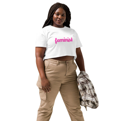 Feminist Women’s crop top